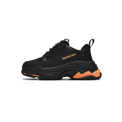 Balenciaga Triple S Black Orange 01