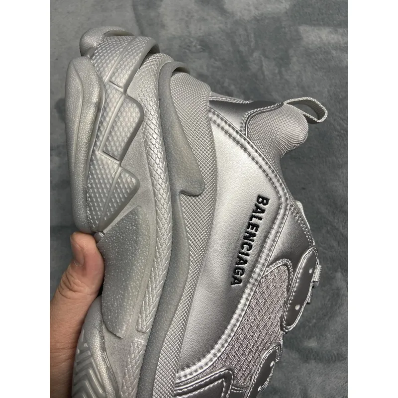 Balenciaga Triple S Light Gray Silver