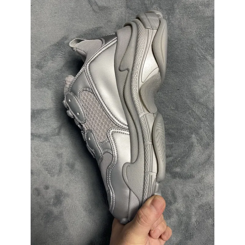 Balenciaga Triple S Light Gray Silver