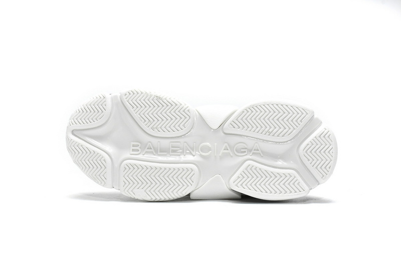 Balenciaga Triple S White Silver