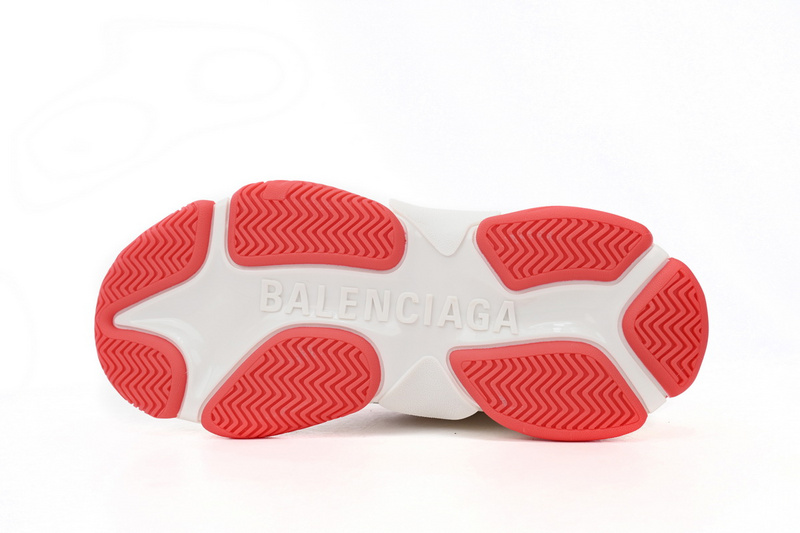 Adidas x Balenciaga Triple S White Red Bar