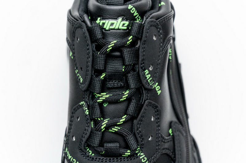 Balenciaga Triple S Letter Fluorescent Yellow