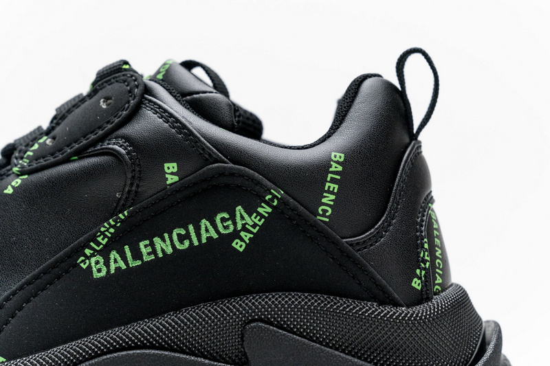 Balenciaga Triple S Letter Fluorescent Yellow