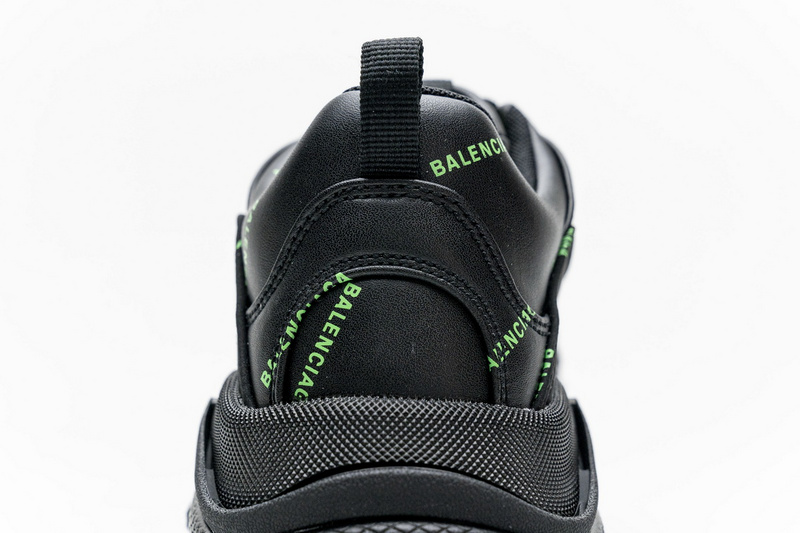 Balenciaga Triple S Letter Fluorescent Yellow