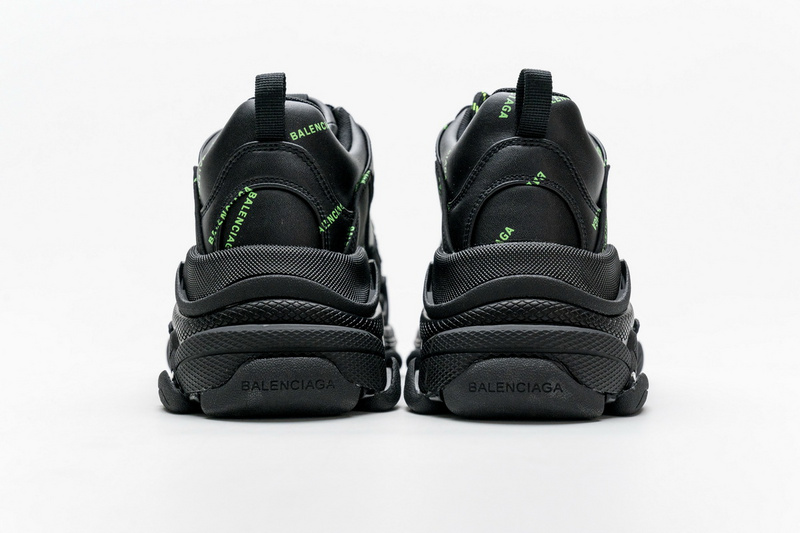 Balenciaga Triple S Letter Fluorescent Yellow