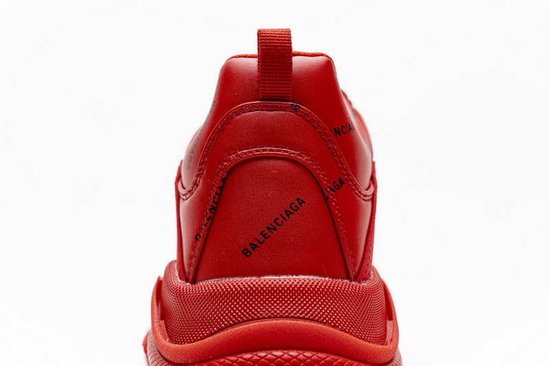Balenciaga Triple S Letter Bright Red