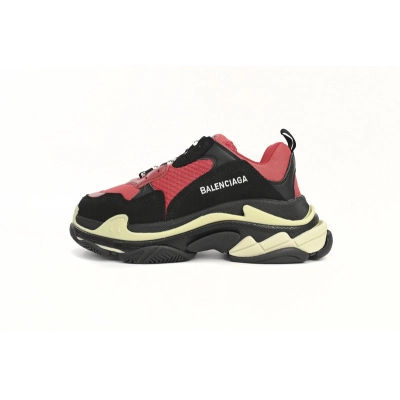 Balenciaga Triple S Black Red Grey
