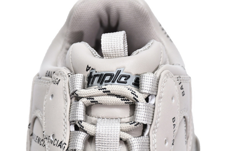 Balenciaga Triple S Letter Beige