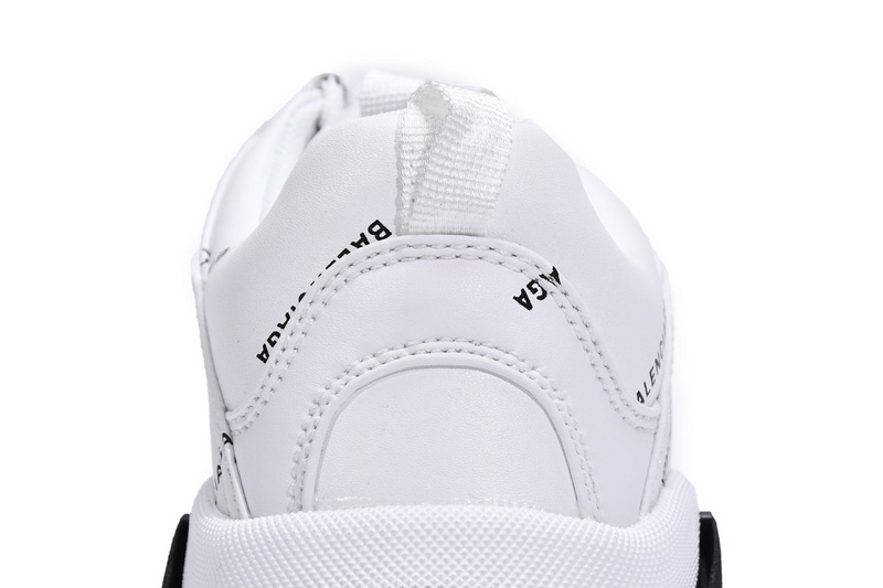 Balenciaga Triple S Letter White Rose Red