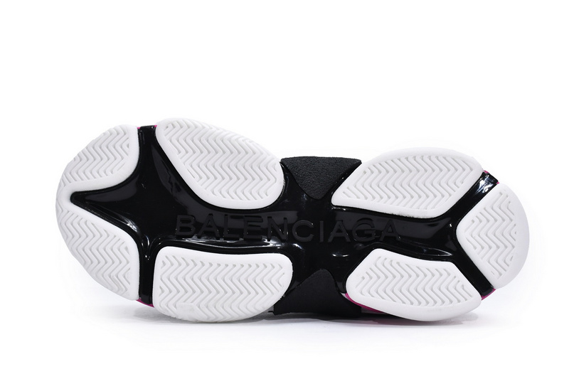 Balenciaga Triple S Letter White Rose Red