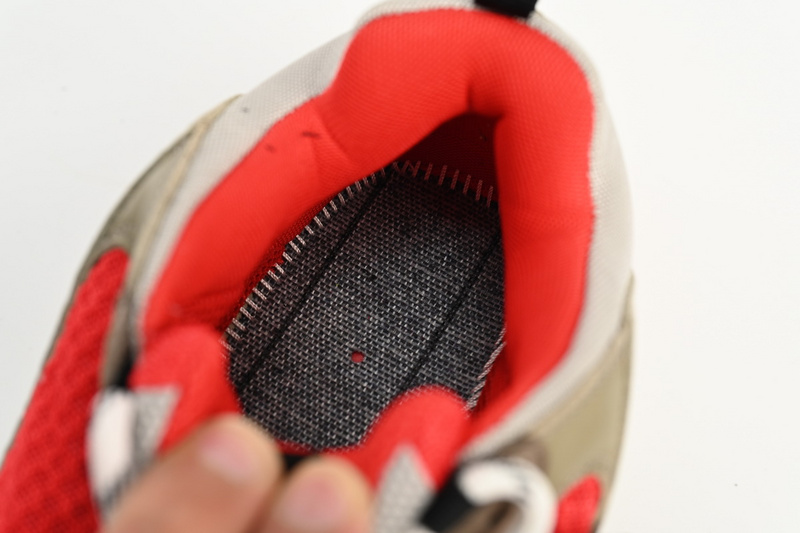 Balenciaga Triple S Red White Dark Grey