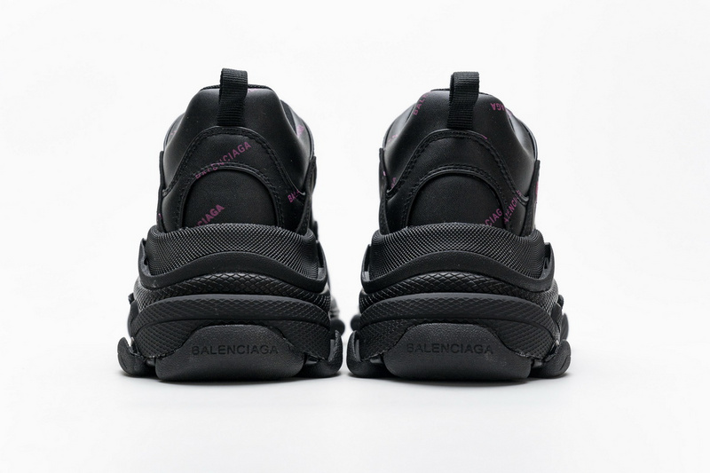 Balenciaga Triple S Letter Black Pink