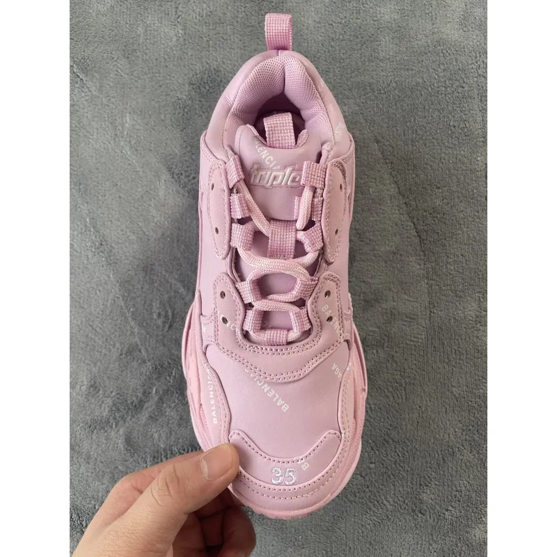 Balenciaga Triple S Letter Pink