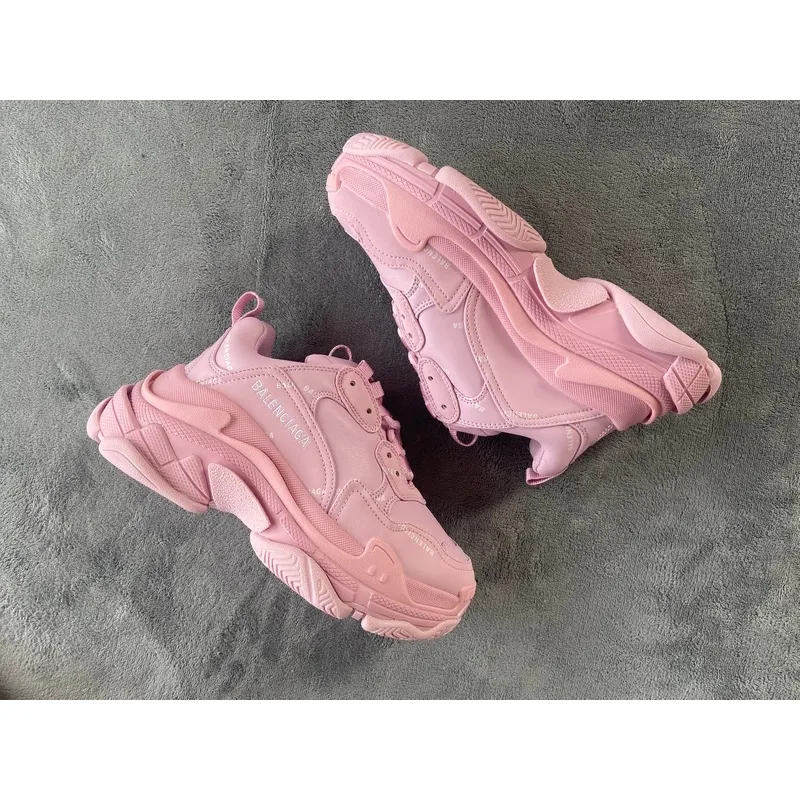 Balenciaga Triple S Letter Pink