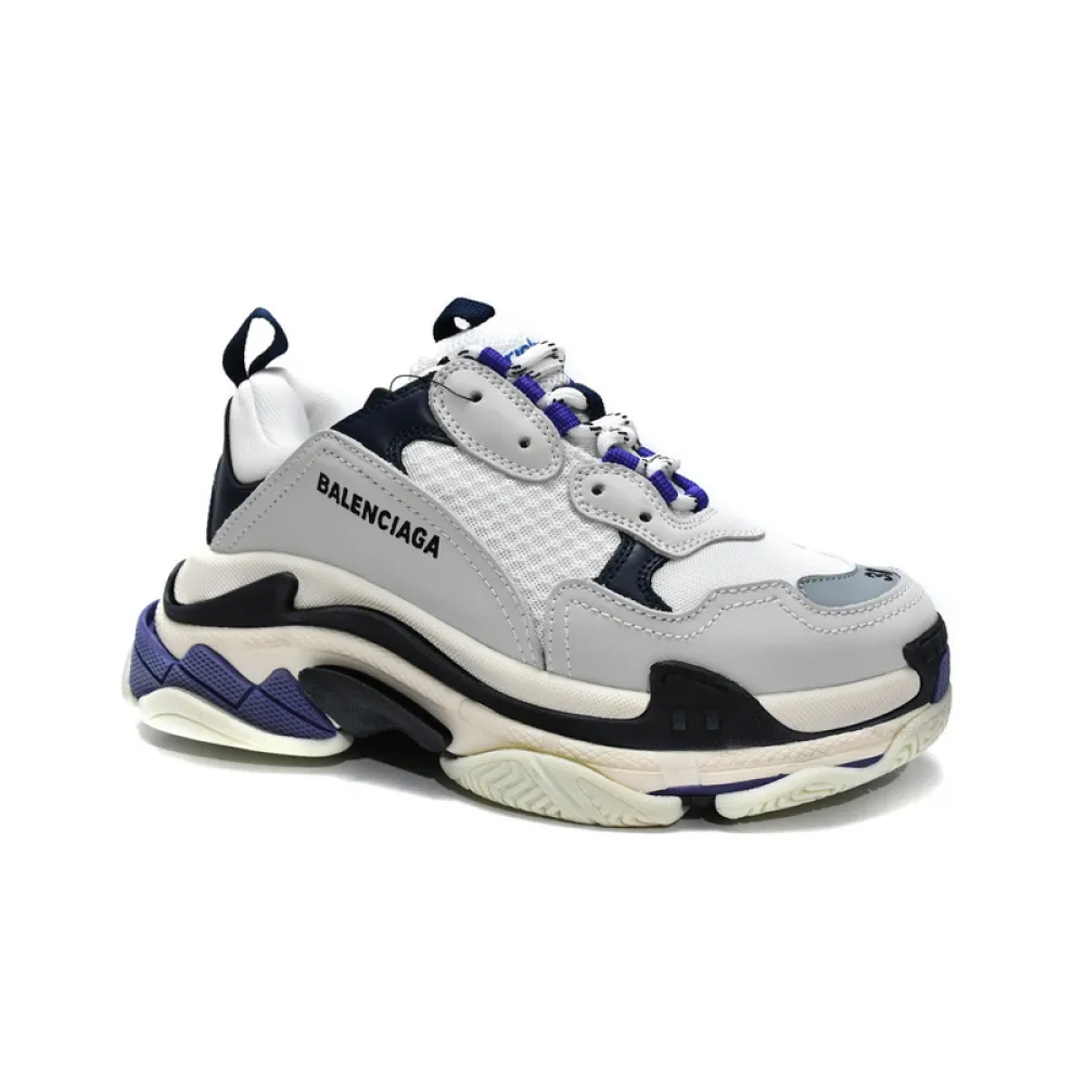 Balenciaga Triple S White Dark Blue