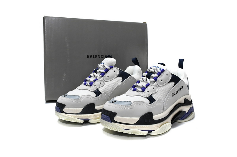 Balenciaga Triple S White Dark Blue