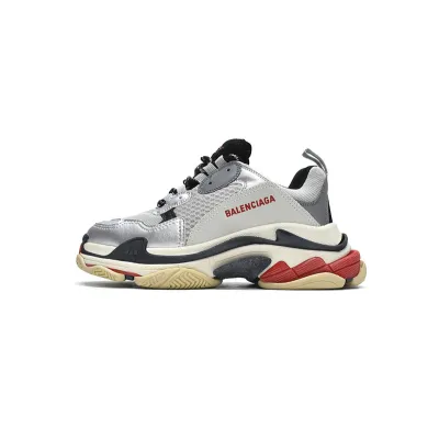 Balenciaga Triple S Grey Silver Black 01