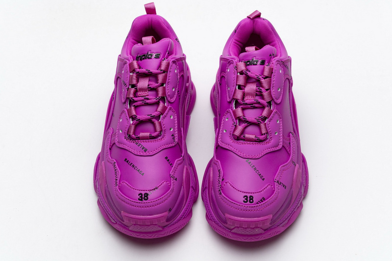 Balenciaga Triple S Letter Pulm Powder