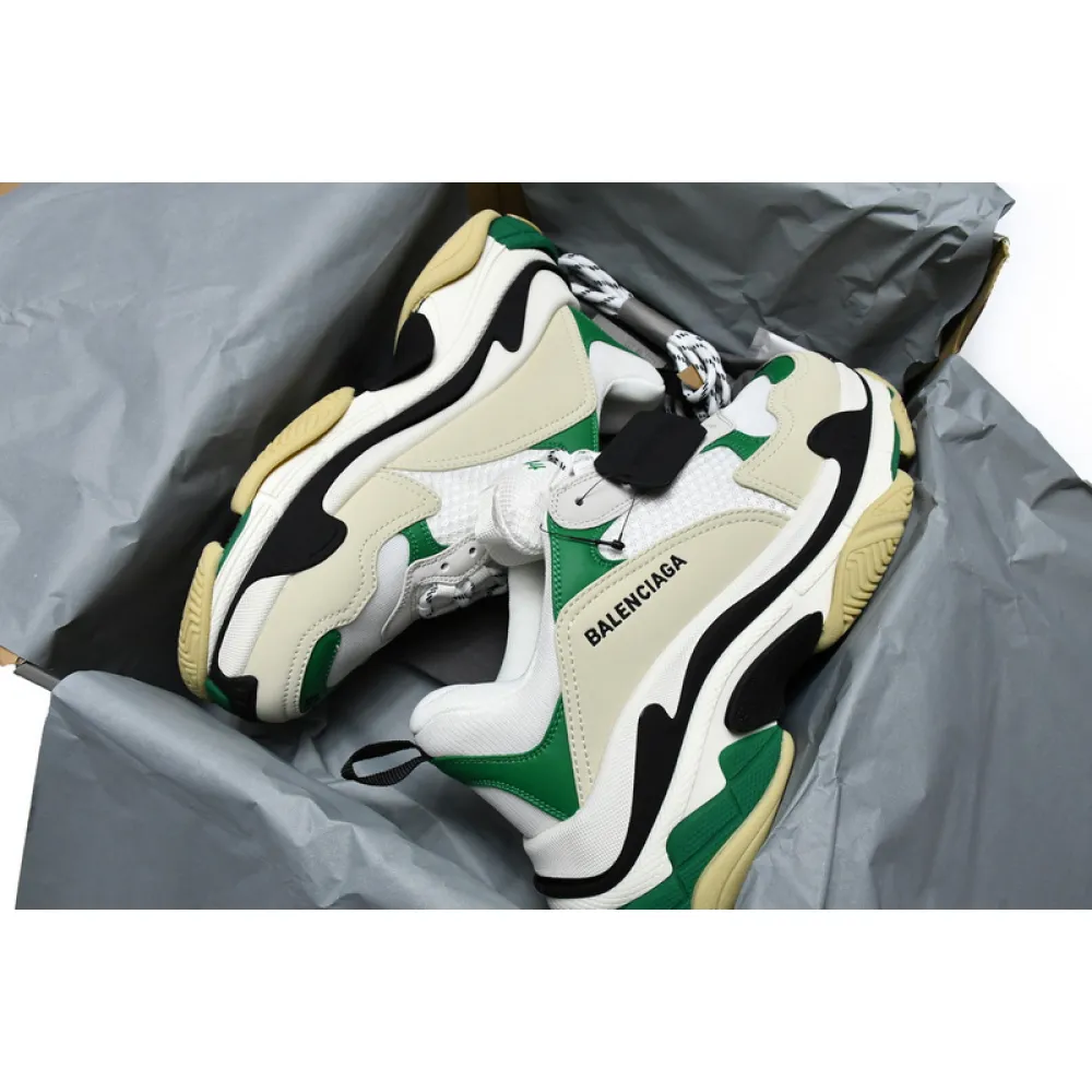 Balenciaga Triple S White Green