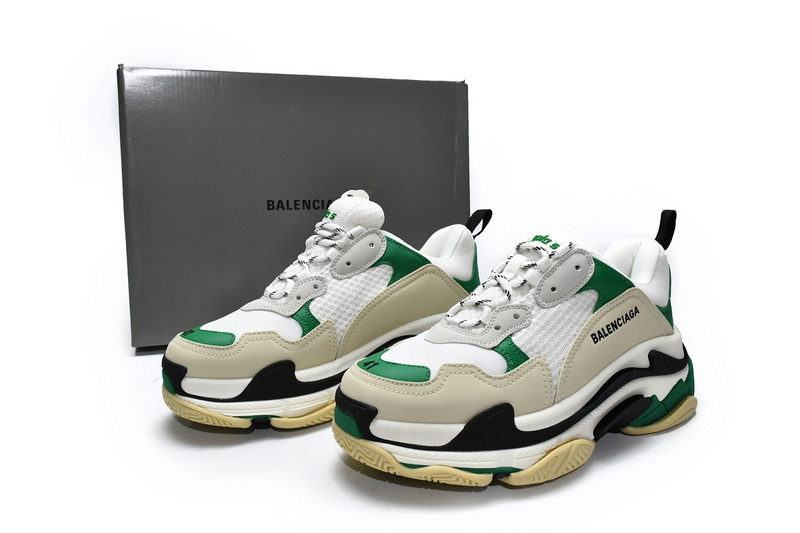 Balenciaga Triple S White Green