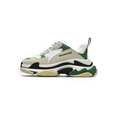 Balenciaga Triple S White Green 01