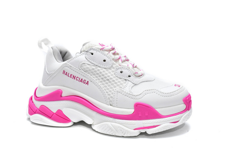 Balenciaga Triple S White Peach Red