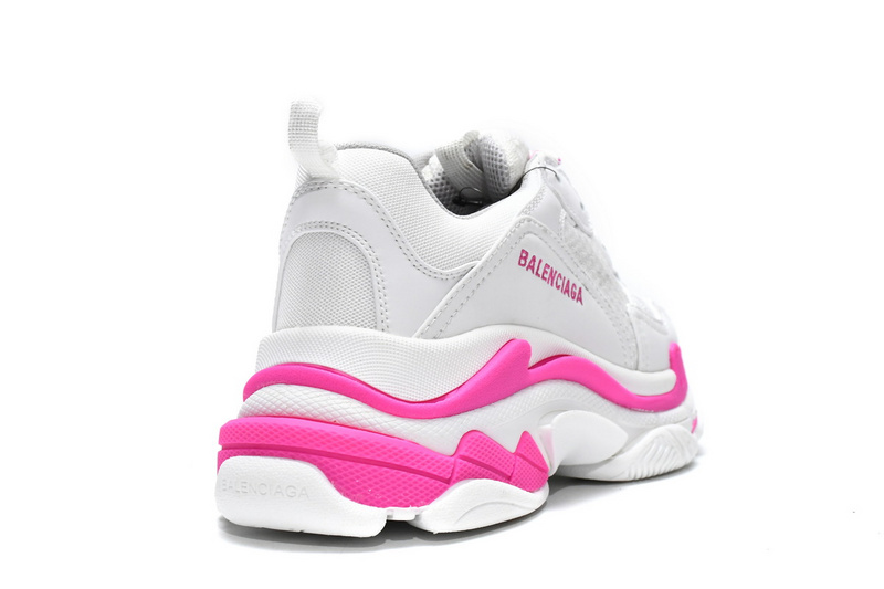 Balenciaga Triple S White Peach Red