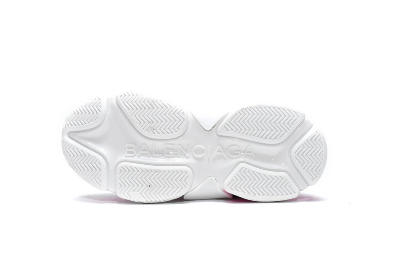 Balenciaga Triple S White Peach Red