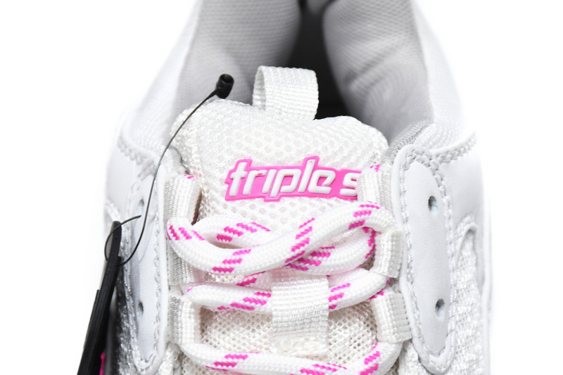 Balenciaga Triple S White Peach Red