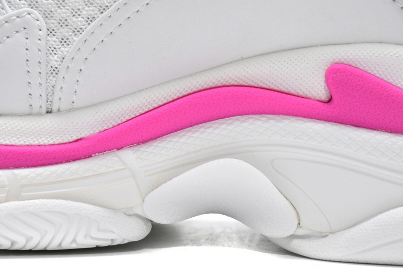 Balenciaga Triple S White Peach Red