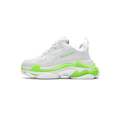 Balenciaga Triple S White Grey Green 01