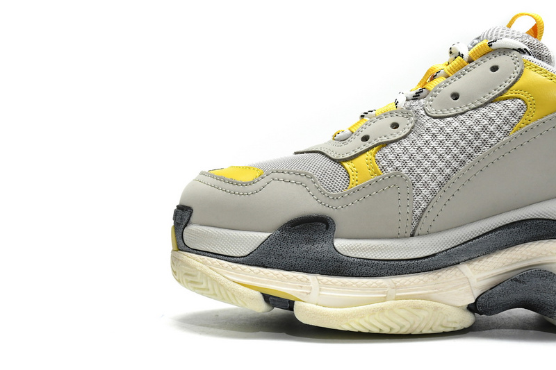 Balenciaga Triple S Grey Yellow