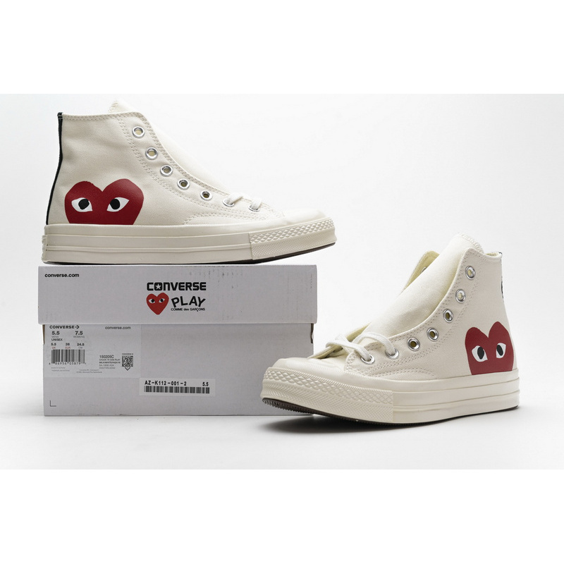 CDG Play x Converse Chuck Taylor All Star 70 High Top