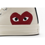 CDG Play x Converse Chuck Taylor All Star 70 High Top
