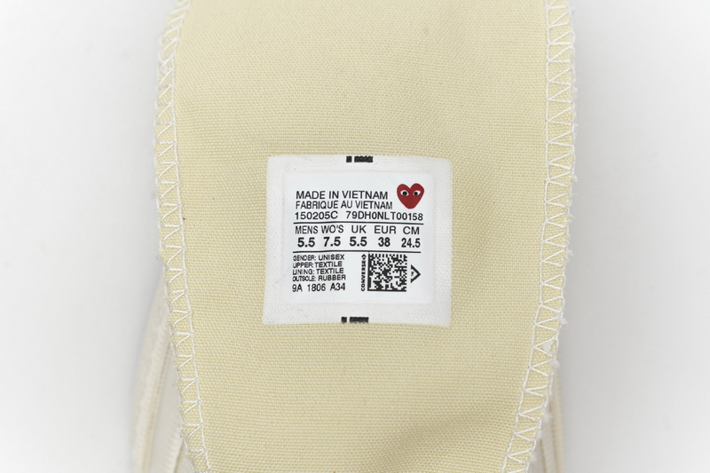 CDG Play x Converse Chuck Taylor All Star 70 High Top