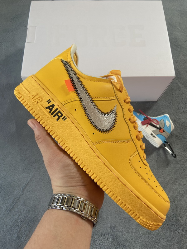 GB Off-White x Nike Air Force 1 Low University Gold