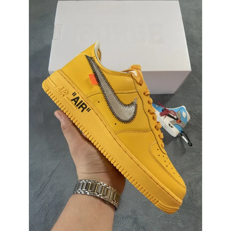 GB Off-White x Nike Air Force 1 Low University Gold