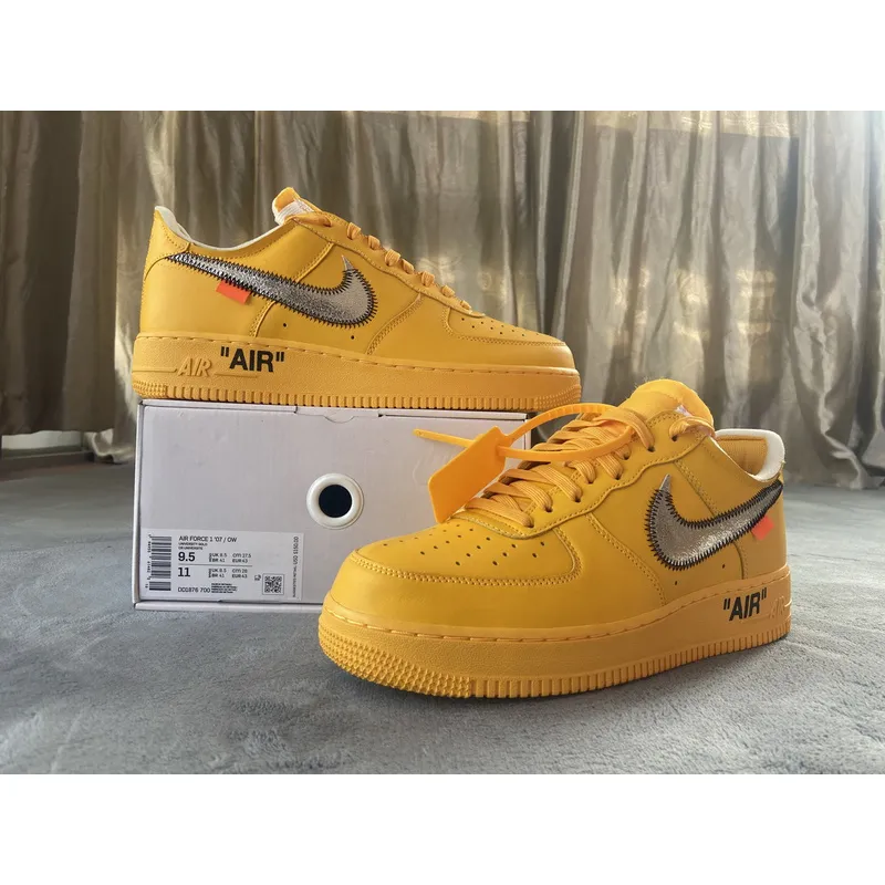 GB Off-White x Nike Air Force 1 Low University Gold