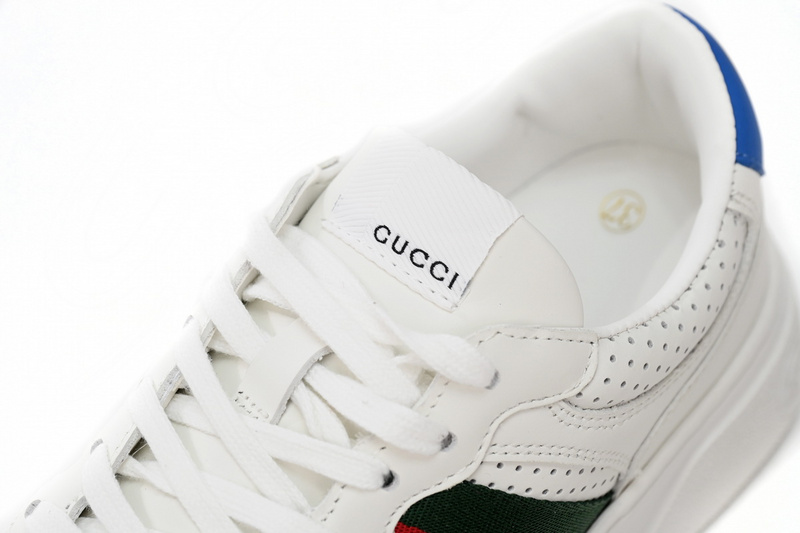 GUCCI Chunky B White and Blue Tail