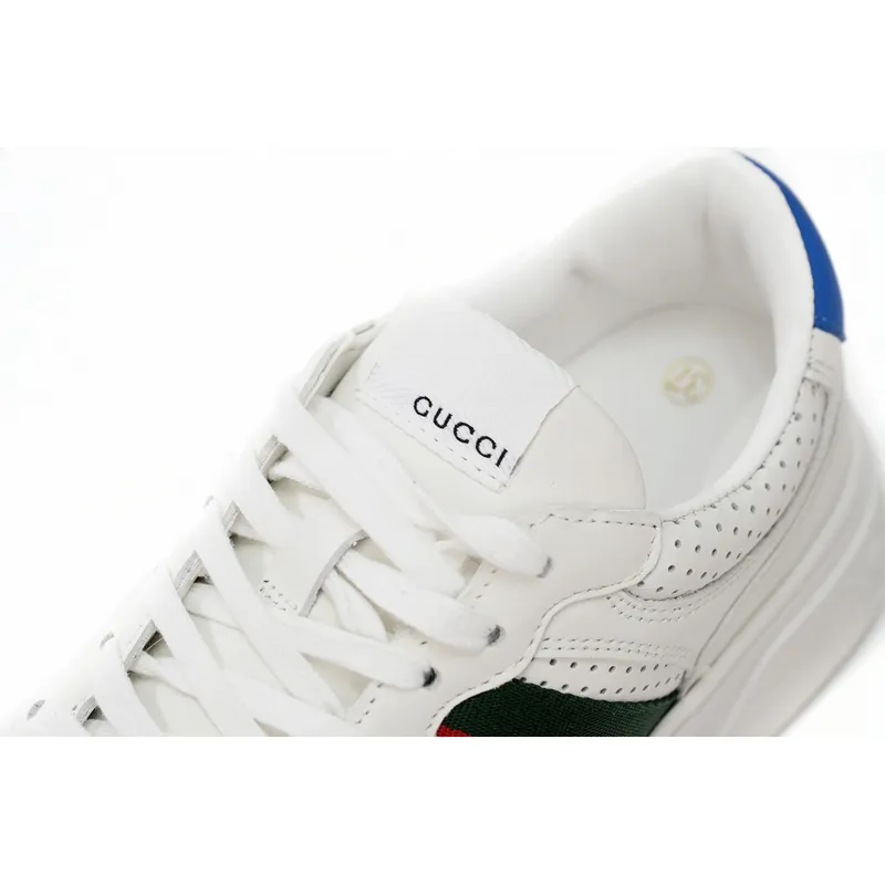 GUCCI Chunky B White and Blue Tail