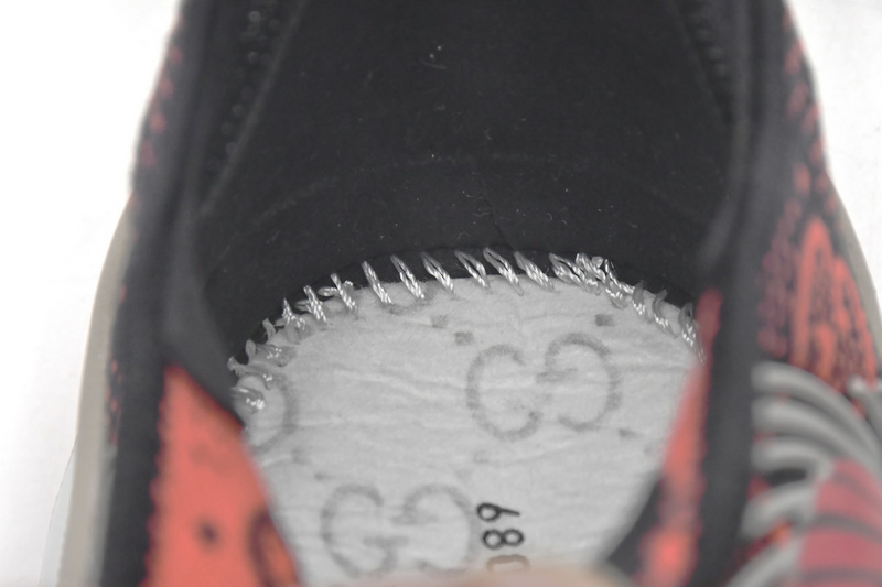 Gucci Run Sneakers Black Red