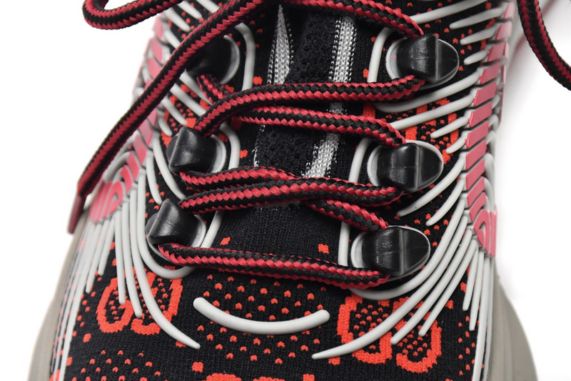 Gucci Run Sneakers Black Red