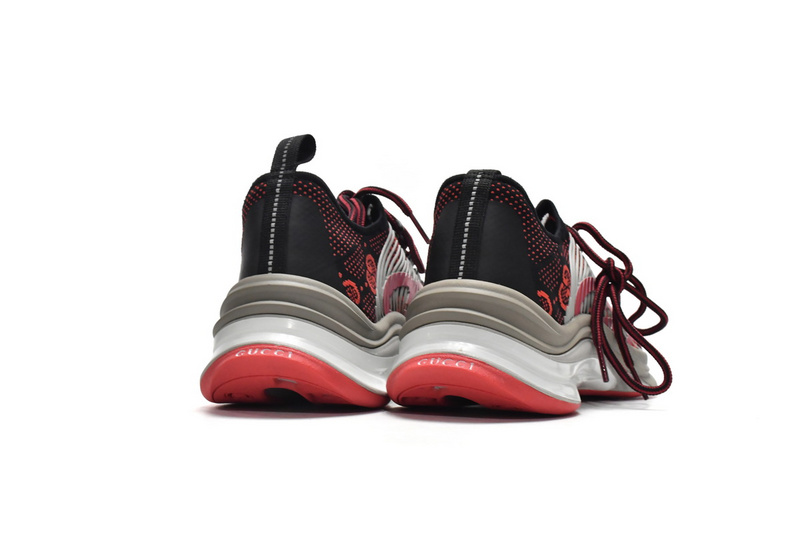 Gucci Run Sneakers Black Red