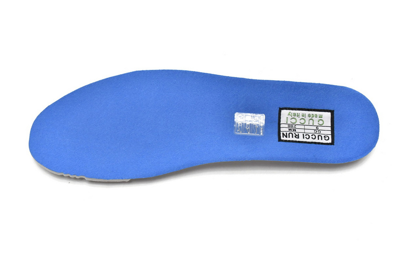 Gucci Run Sneakers White Blue Orange