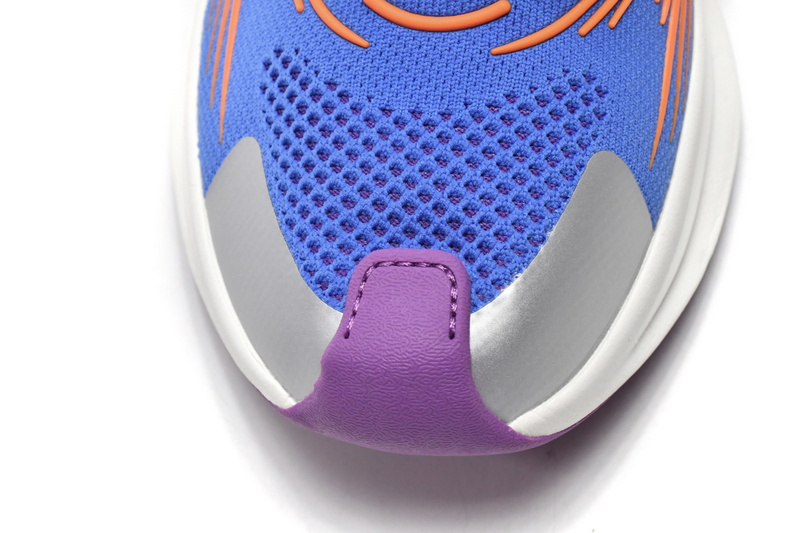 Gucci Run Sneakers White Blue Orange