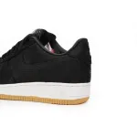 QF  Fragment Design x CLOT x Nike Air Force 1 Low Black Silk