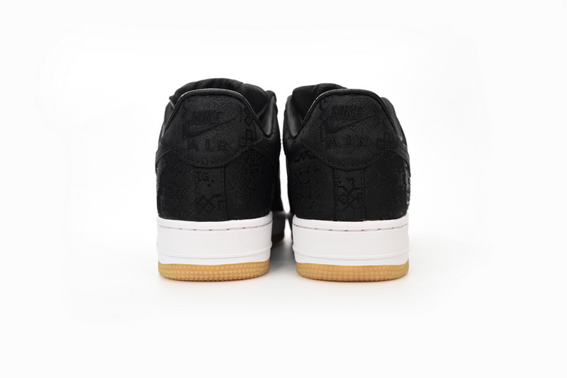 OG Fragment Design x CLOT x Nike Air Force 1 Low Black Silk