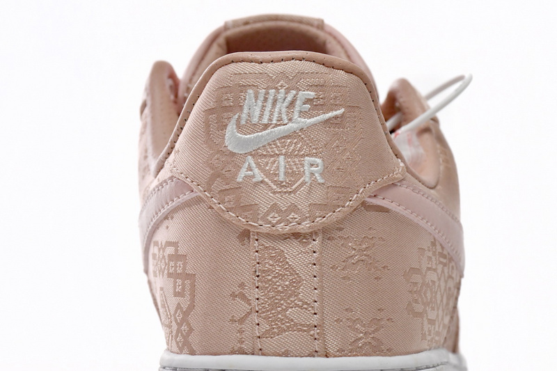 QF CLOT x Nike Air Force 1 Low Premium Rose Gold Silk