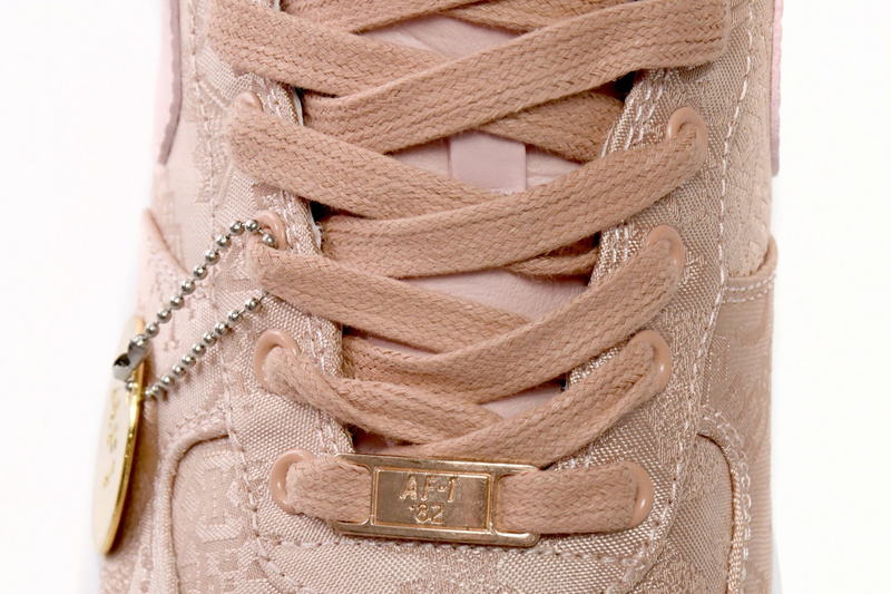 QF CLOT x Nike Air Force 1 Low Premium Rose Gold Silk