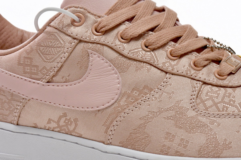 QF CLOT x Nike Air Force 1 Low Premium Rose Gold Silk